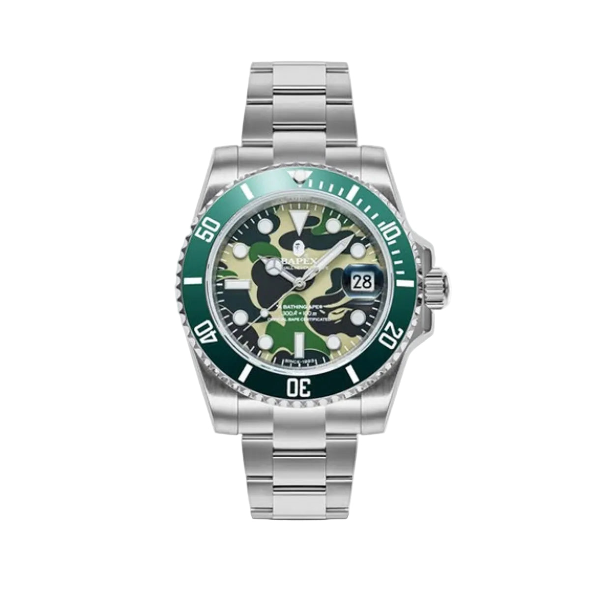 A BATHING APE TYPE 1 BAPEX ABC CAMO GREEN