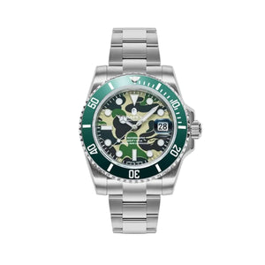 A BATHING APE TYPE 1 BAPEX ABC CAMO GREEN