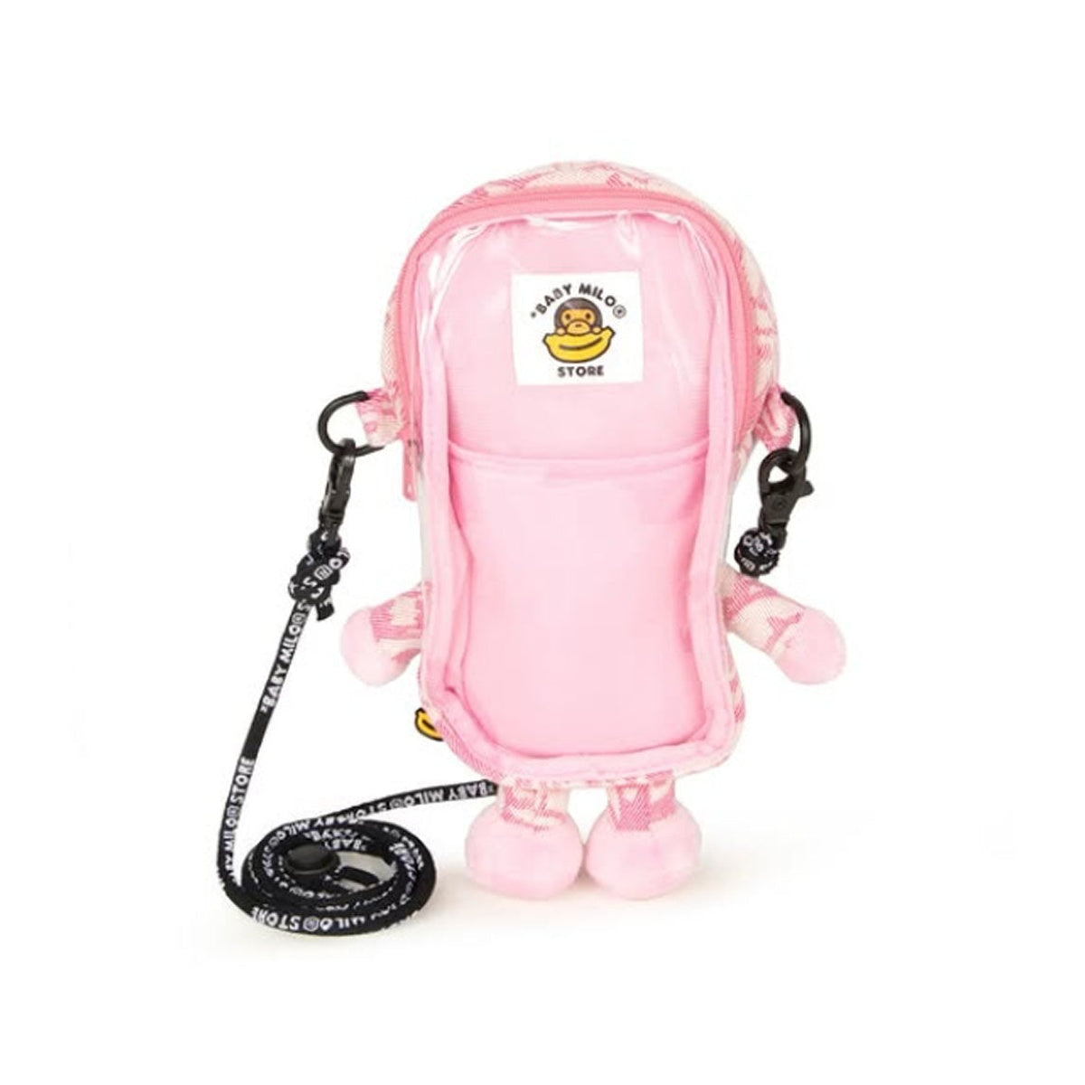 A BATHING APE BAPE BABY MILO STORE BABY MILO MOBILE BAG #1 / #2 PINK