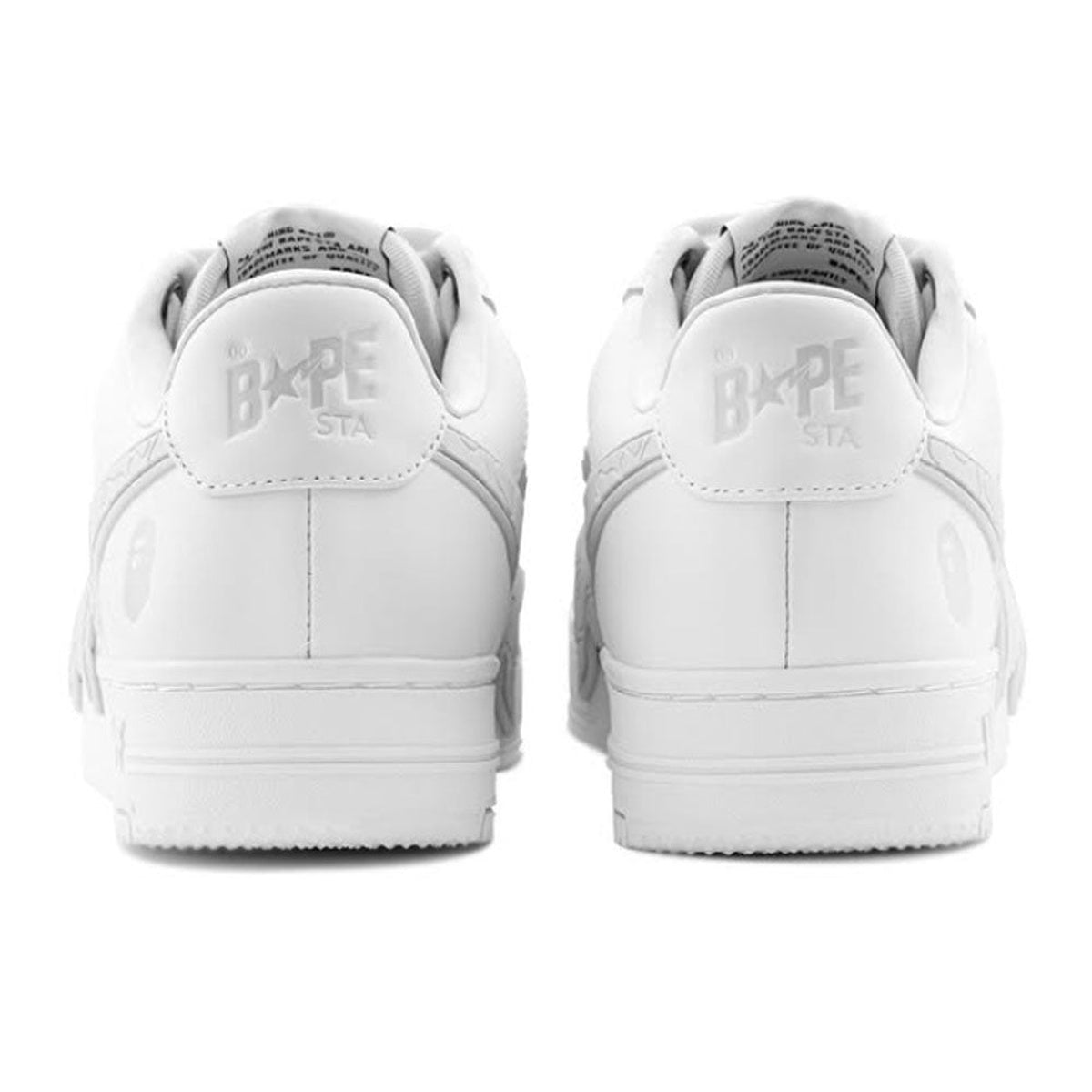 A BATHING APE BAPE STA OS #2 WHITE