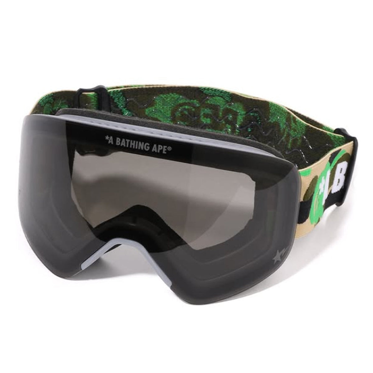 A BATHING APE BAPE SNOW GOGGLE GREEN