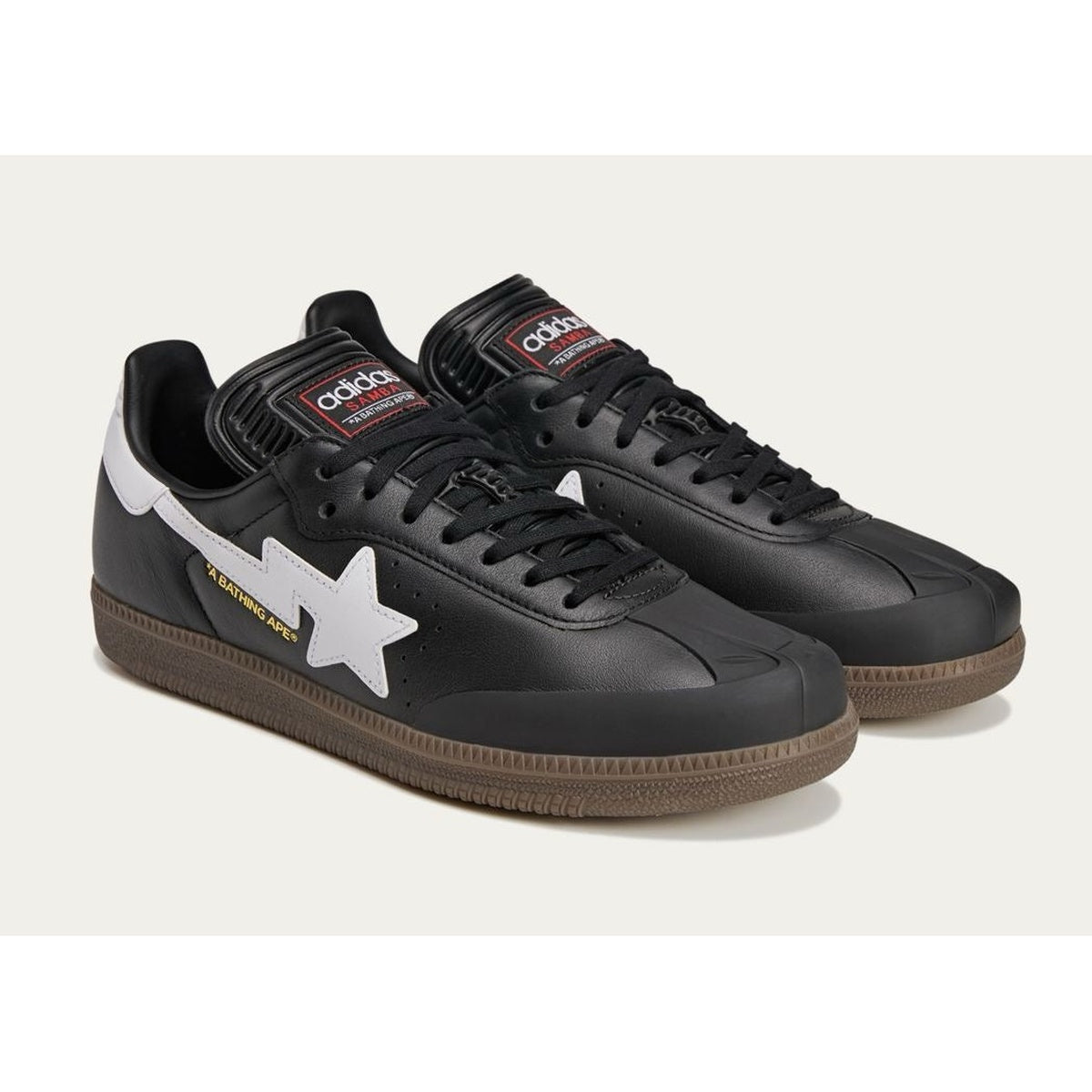 A BATHING APE BAPE ADIDAS - SAMBA BLACK