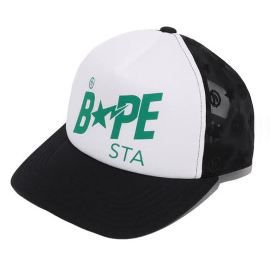 A BATHING APE BAPE HIDDEN BAPE STA MESH CAP BLACK