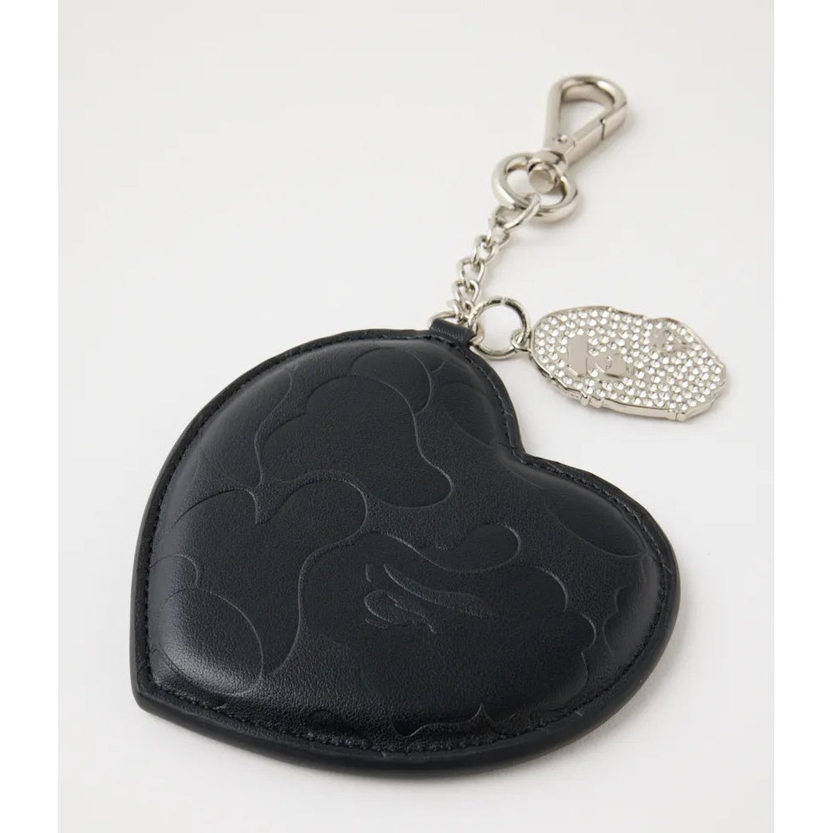 A BATHING APE LADIES' BAPE MOUSSYHEART MIRROR BLACK