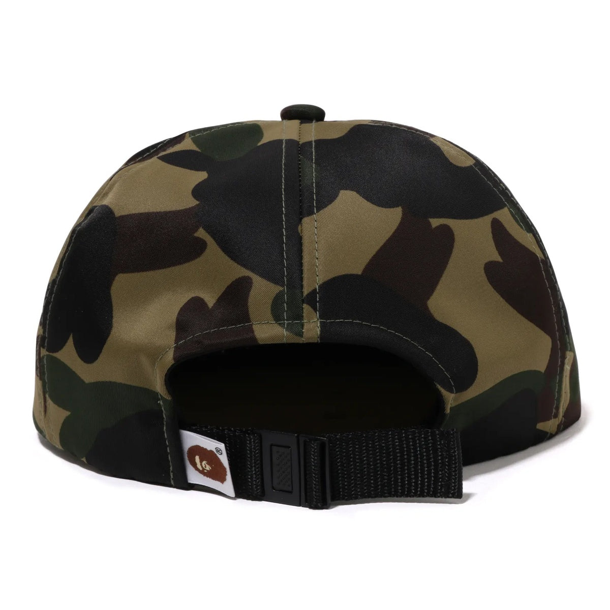 A BATHING APE 1ST CAMO BAPE STA LOGO NYLON CAP - ONLINE EXCLUSIVE - GREEN