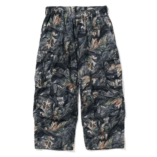 A BATHING APE BAPE TREE EDGE CAMO CARGO PANTS BROWN