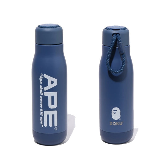 A BATHING APE BAPE ZOKU - 19OZ BOTTLE NAVY