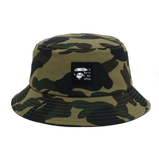 A BATHING APE BAPE 1ST CAMO BUCKET HAT GREEN