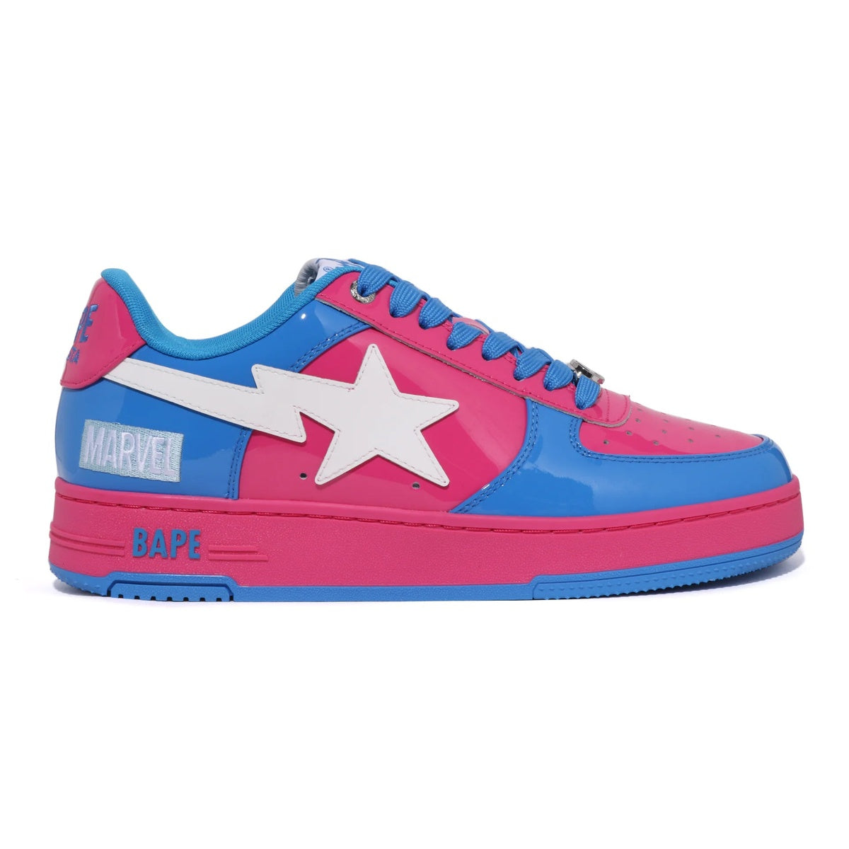A BATHING APE BAPE STA BAPE F4 MARVEL THE FANTASTIC 4 GALACTUS & SILVER SURFER PINK