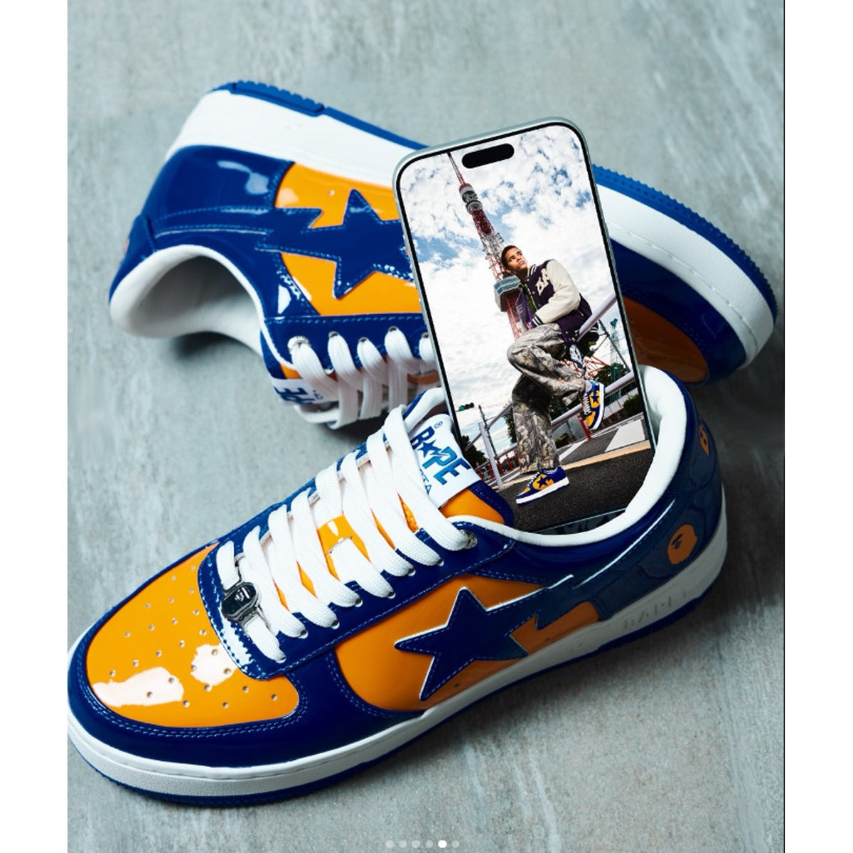 A BATHING APE BAPE STA #4 BLUE