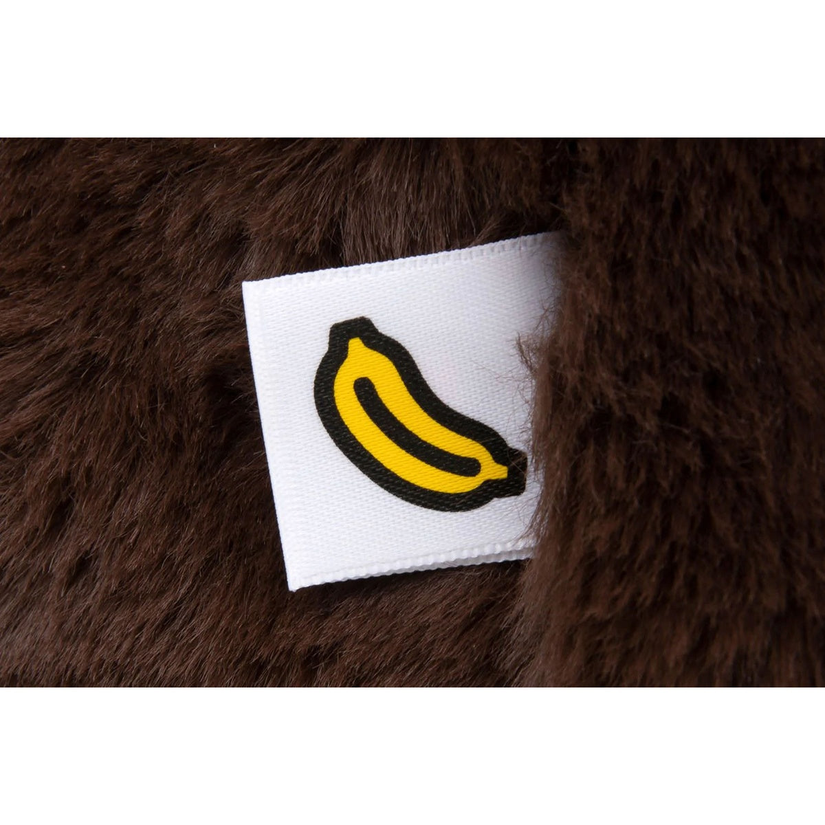 A BATHING APE BAPE BABY MILO STORE BABY MILO FUR TOTE BAG BROWN