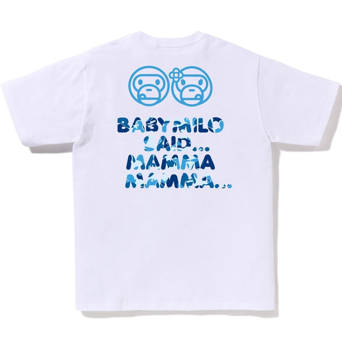 A BATHING APE BAPE ABC CAMO BABY MILO ICE POP SUMMER TEE WHITE