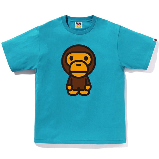 A BATHING APE BAPE BIG BABY MILO TEE BLUE