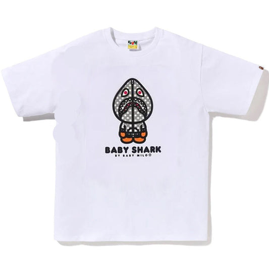 A BATHING APE BAPE MILO SHARK OSAKA TEE #2 WHITE