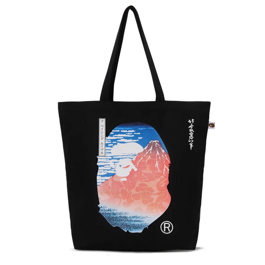 A BATHING APE BAPE UKIYO-E TOTE BAG ORANGE