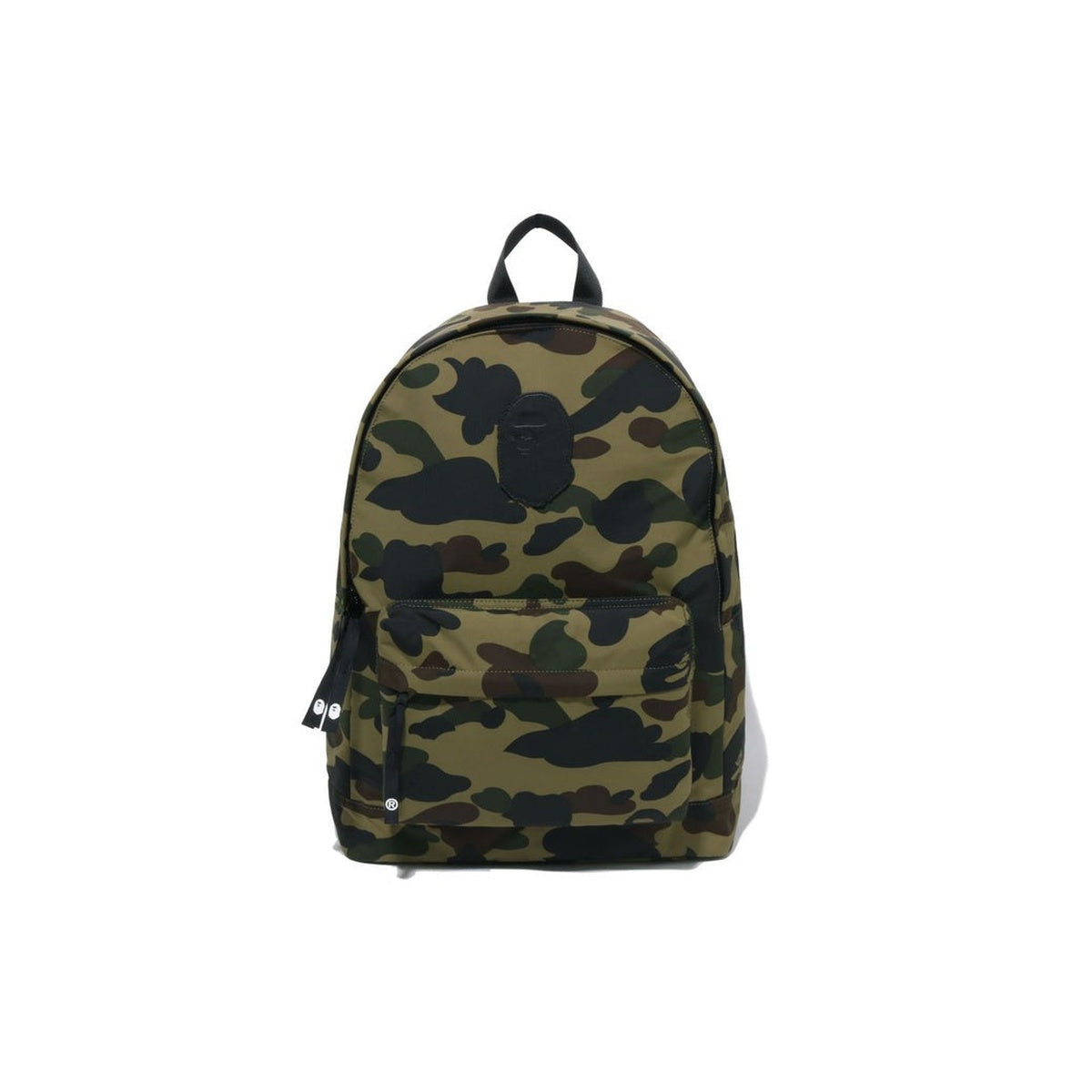 A BATHING APE BAPE 1ST CAMO APE HEAD PATCH DAYPACK TRAVEL GREEN