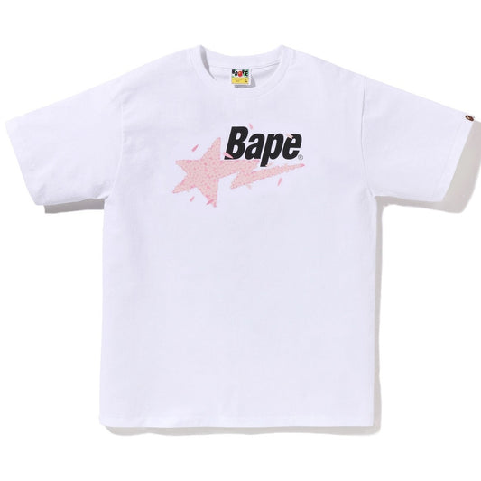 A BATHING APE BAPE SAKURA STA TEE WHITE