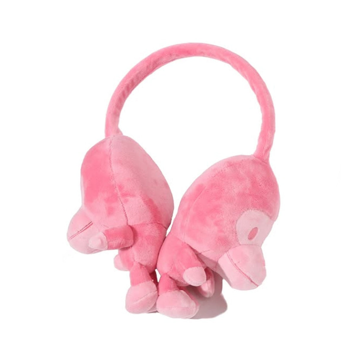 A BATHING APE BAPE LADIES' BABY MILO EAR MUFFS PINK