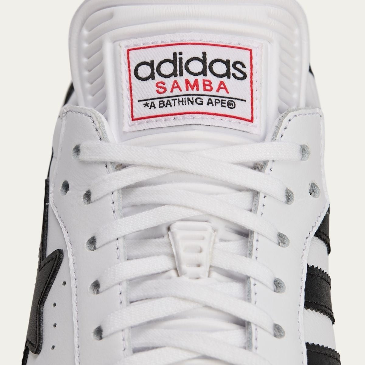 A BATHING APE BAPE ADIDAS - SAMBA WHITE