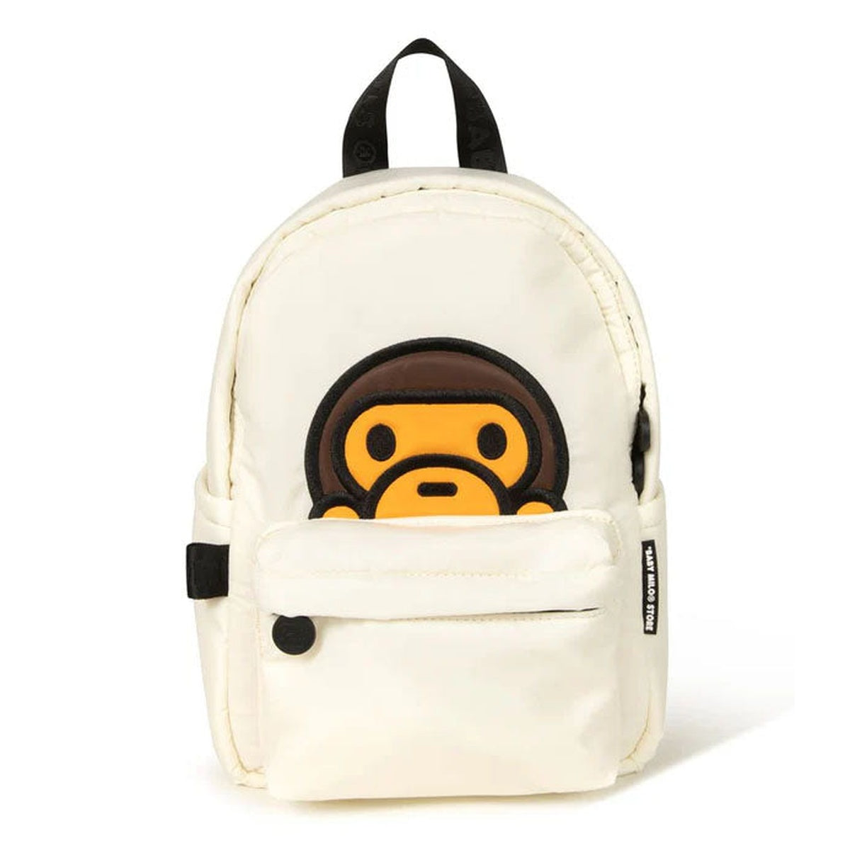 A BATHING APE BAPE BABY MILO STORE BABY MILO SMALL BACKPACK #1 IVORY
