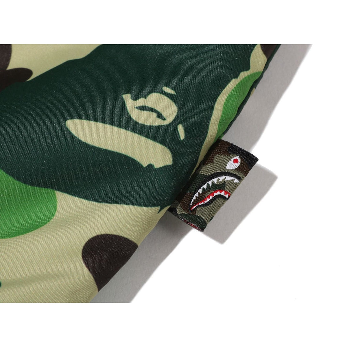 A BATHING APE BAPE Ladies' ABC CAMO SHARK HOODIE JACKET GREEN