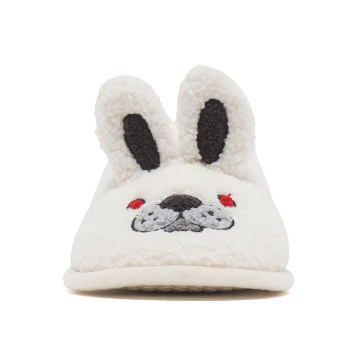 A BATHING APE BAPE - APEE BABY DOPPY & BABY CORE FURRY SLIPPER WHITE