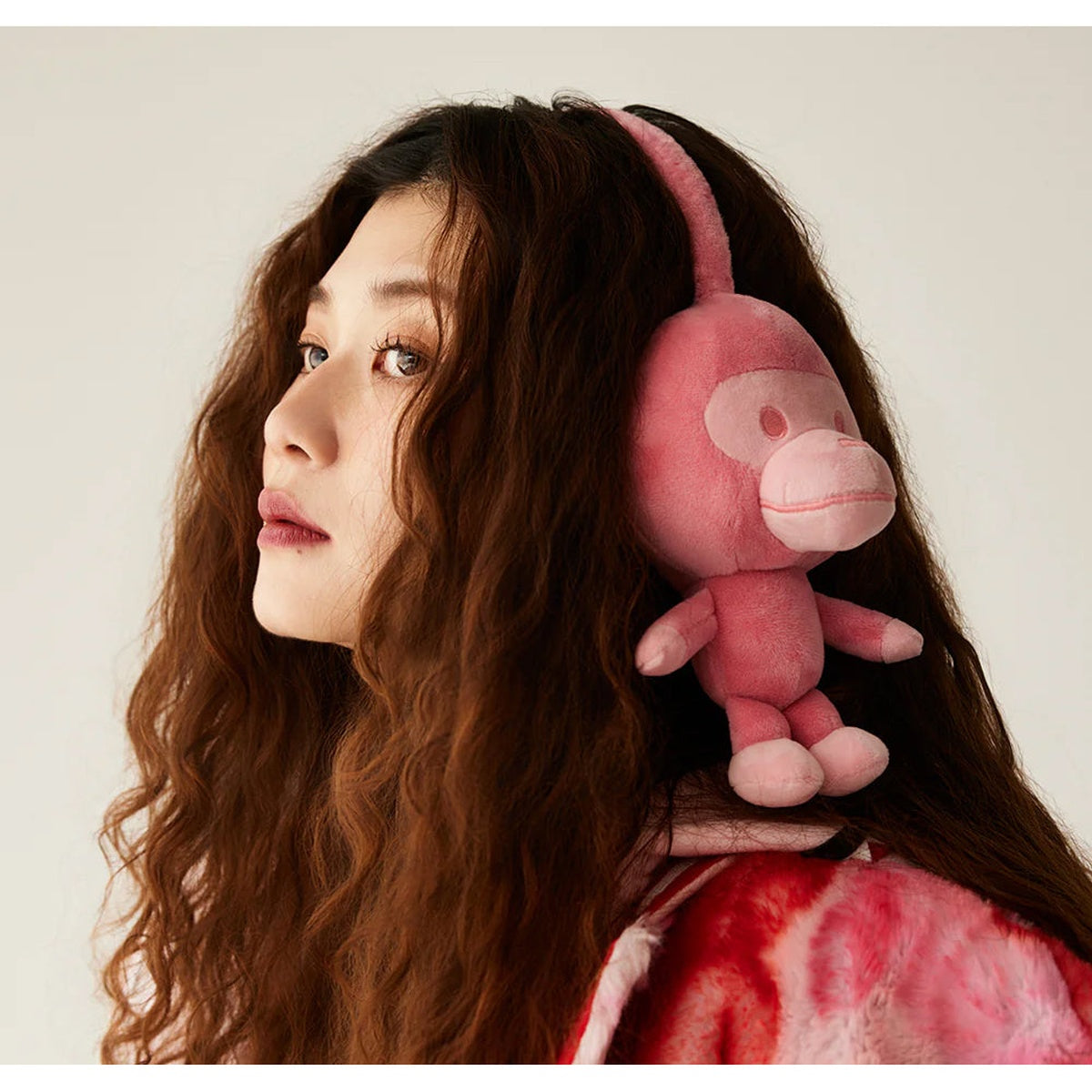 A BATHING APE BAPE LADIES' BABY MILO EAR MUFFS PINK – BAPECLUB