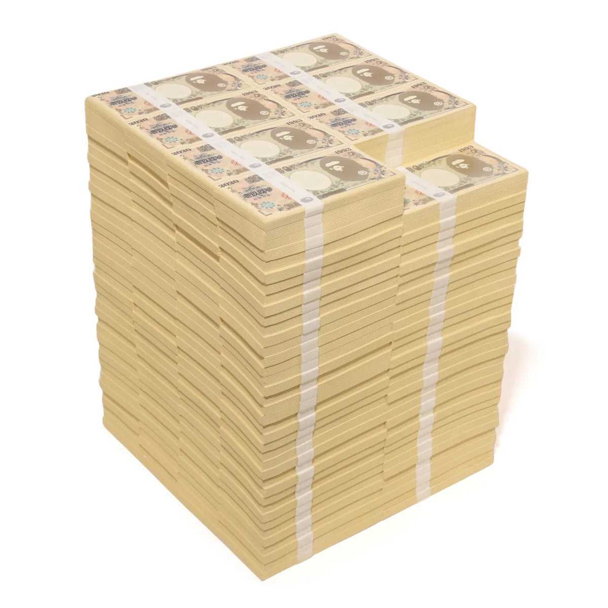 A BATHING APE BAPE SAINT MXXXXXX BANKNOTES STOOL WHITE