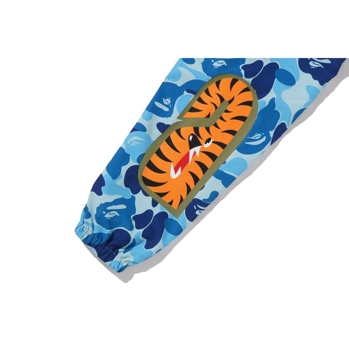 A BATHING APE BAPE ABC CAMO SHARK HOODIE JACKET BLUE