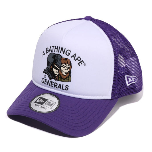 A BATHING APE BAPE NEW ERA 9 FORTY GENERALS CAP PURPLE