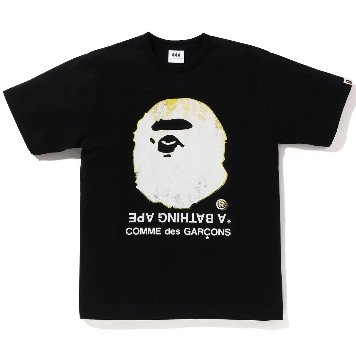 A BATHING APE BAPE COMME des GARCONS CDG OSAKA BIG APE HEAD TEE BLACK