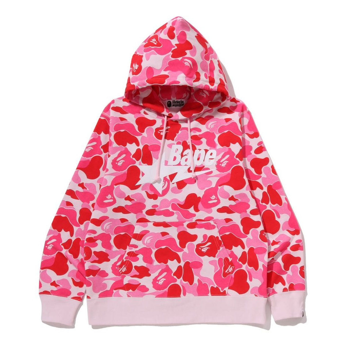 A BATHING APE ABC CAMO BAPE STA PULLOVER HOODIE PINK