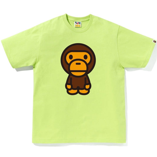 A BATHING APE BAPE BIG BABY MILO TEE LIGHT GREEN