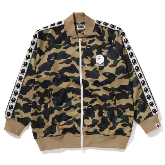 A BATHING APE BAPE 1ST CAMO RELAXED FIT TRACK JACKET YELLOW