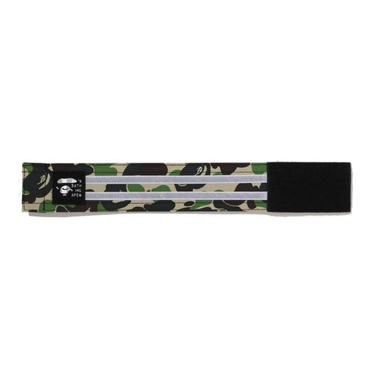 A BATHING APE BAPE ABC CAMO REFLECTIVE ANKLE BAND GREEN
