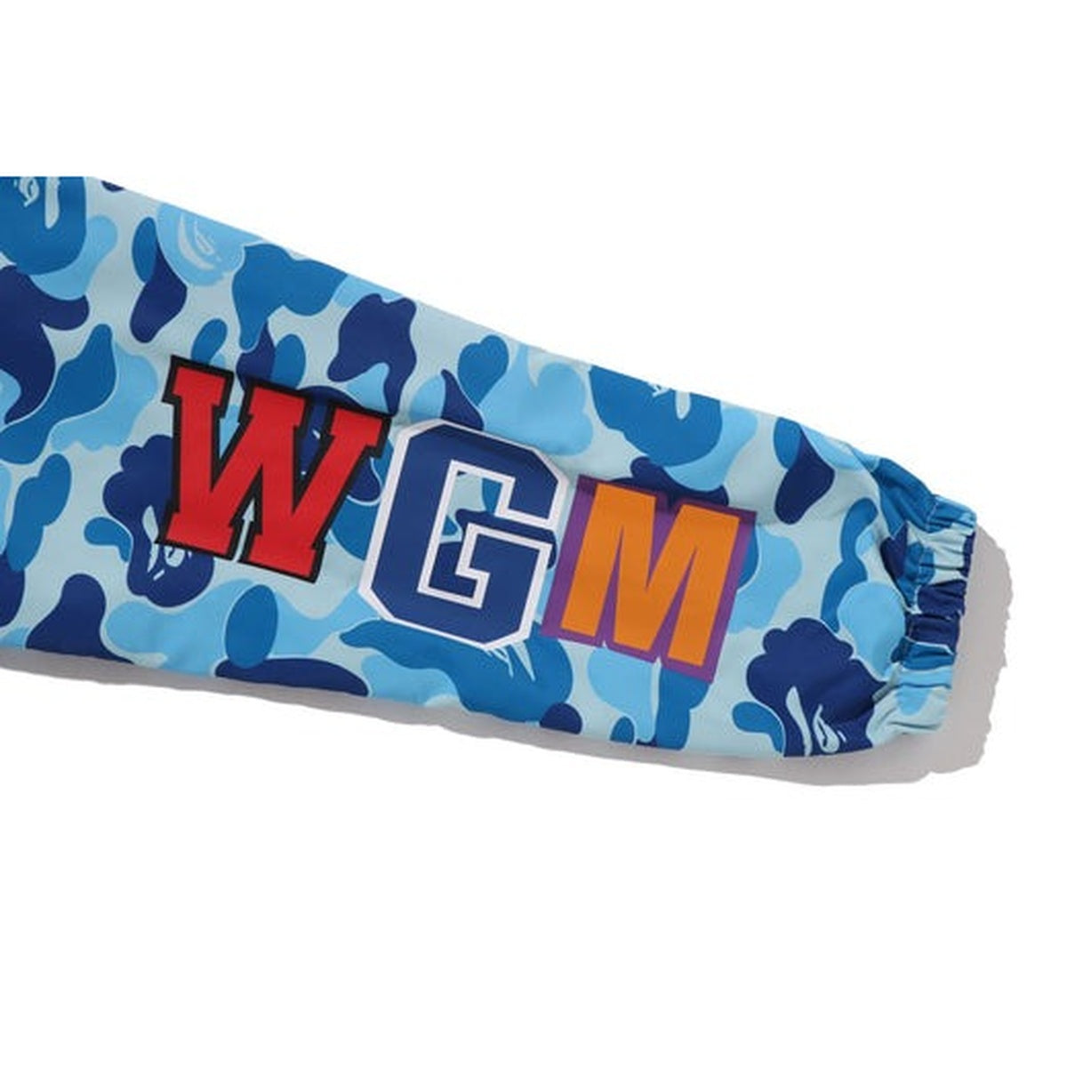 A BATHING APE BAPE ABC CAMO SHARK HOODIE JACKET BLUE